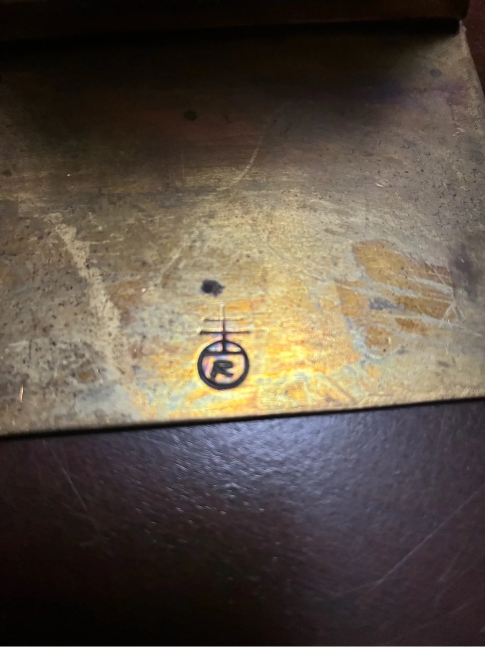 Roycroft hammered-copper Arts & Crafts bookends